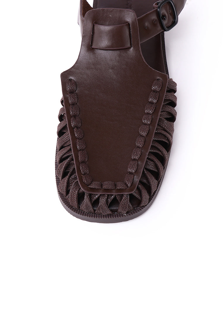 Hazel Fisherman Sandals (Espresso)