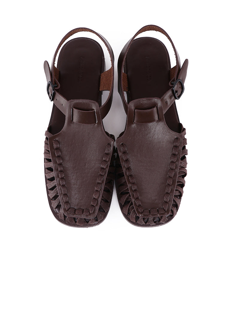 Hazel Fisherman Sandals (Espresso)