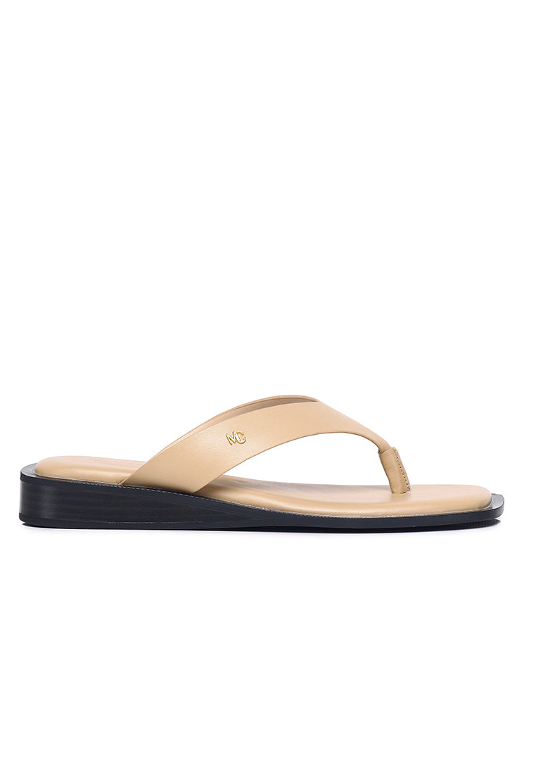 Cora Thong Sandals (Khaki)