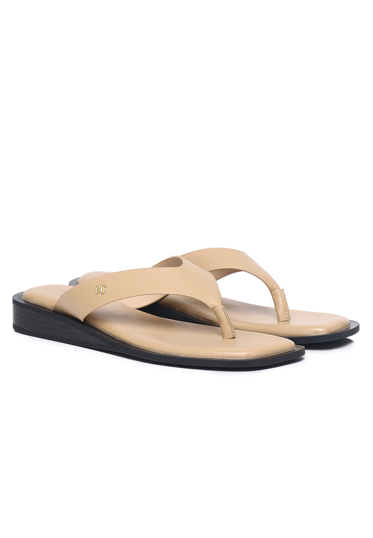 Cora Thong Sandals (Khaki)