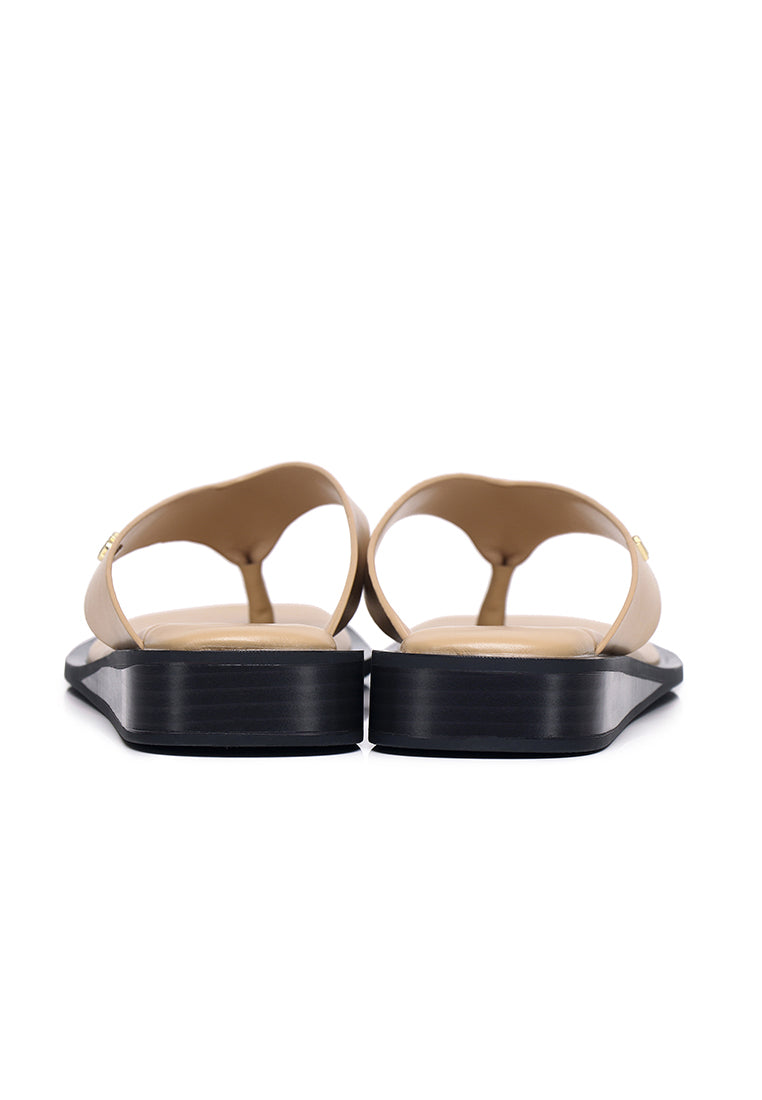 Cora Thong Sandals (Khaki)