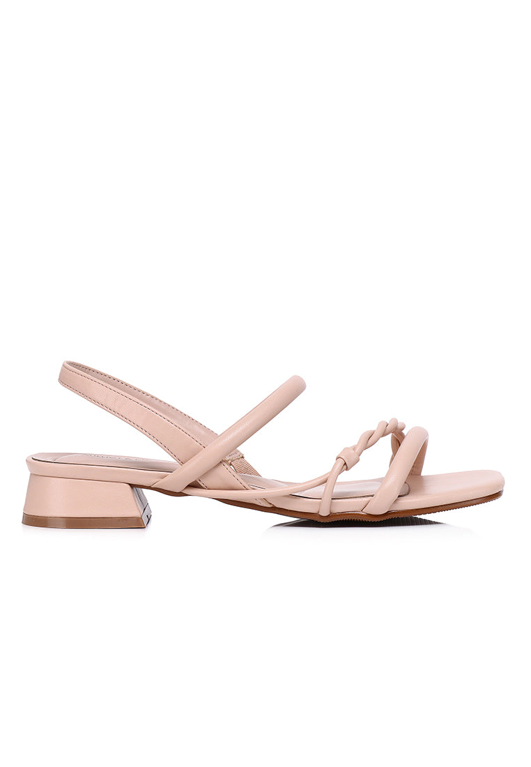 Aamina Strappy Sandals (Nude)