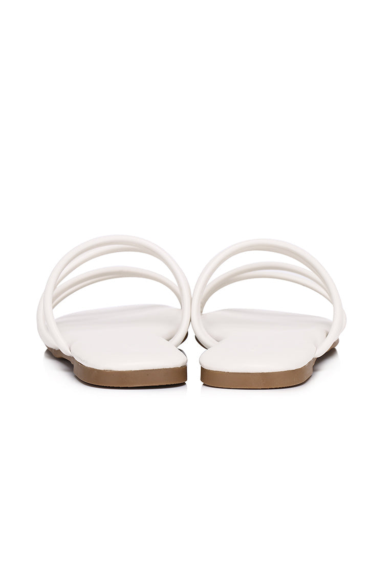Delima Strappy Sandals (White)