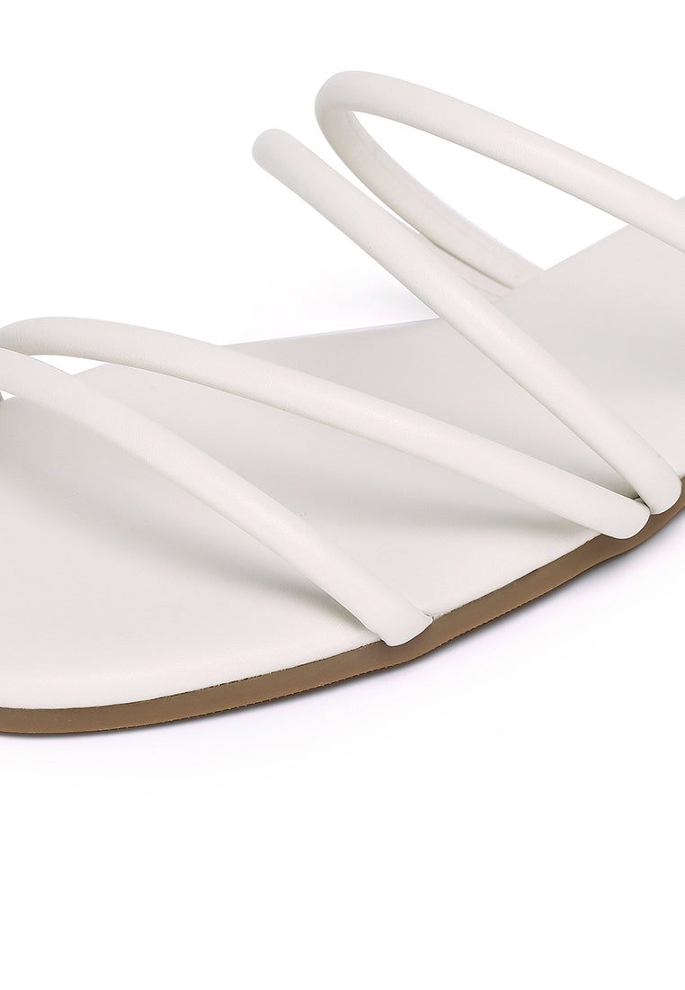 Delima Strappy Sandals (White)