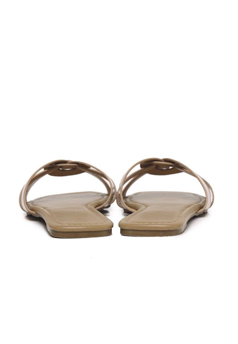 Patent Suvi Open Toe Sandals (Tortilla)