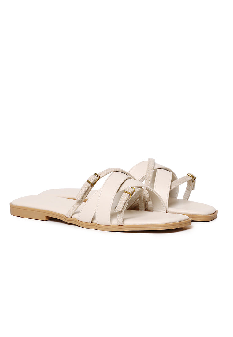 Ari Straps Sandals (Almond)