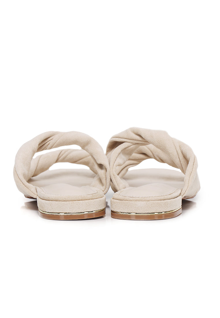 Adelaide Soft Suede Sandals (Beige)