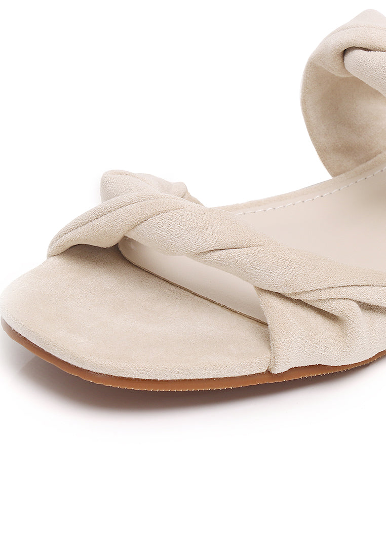Adelaide Soft Suede Sandals (Beige)