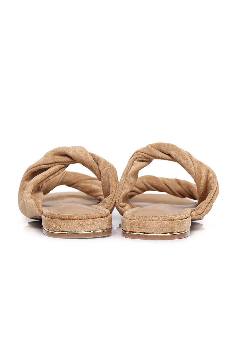 Adelaide Soft Suede Sandals (Brown)