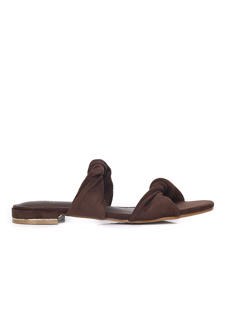 Adelaide Soft Suede Sandals (Espresso)