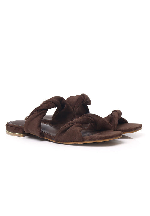 Adelaide Soft Suede Sandals (Espresso)