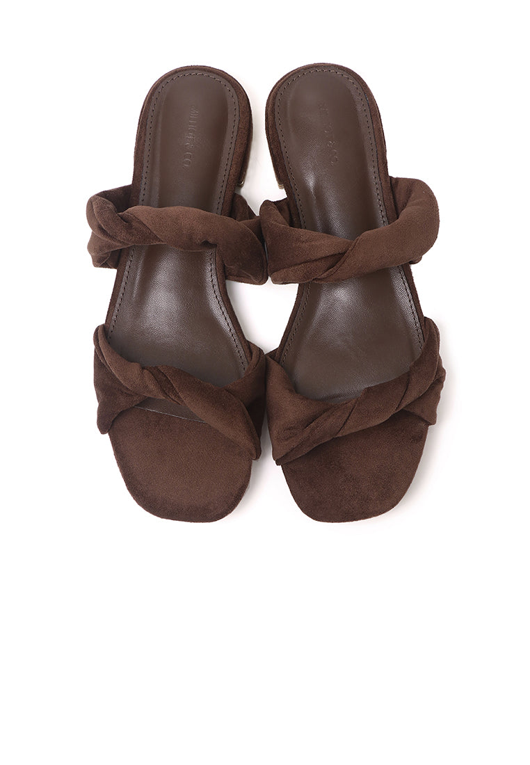 Adelaide Soft Suede Sandals (Espresso)