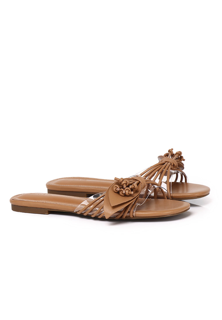 Albie Leaf Sandals (Brown)