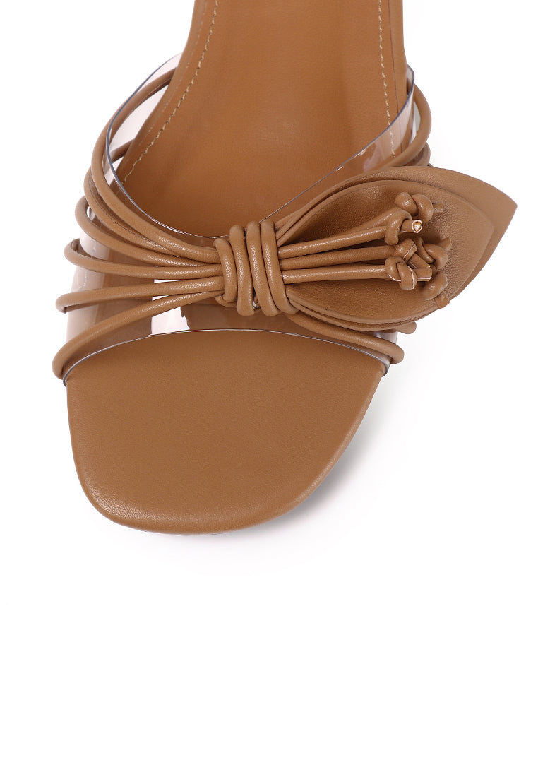 Albie Leaf Sandals (Brown)