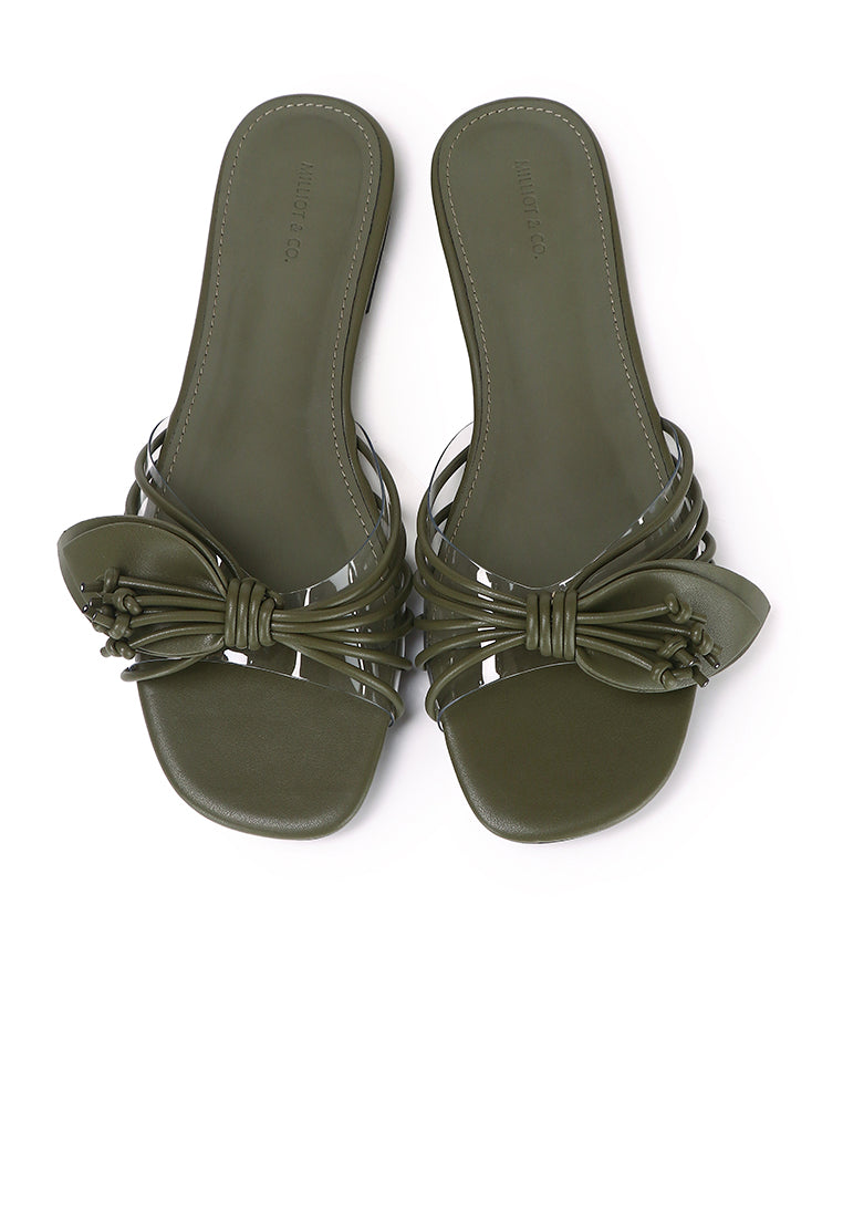 Albie Leaf Sandals (Dark Green)