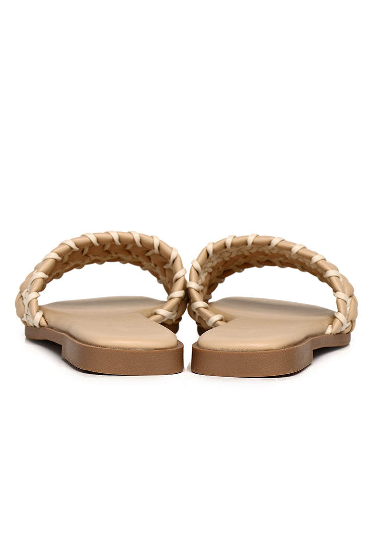 Reya Braided Sandals (Camel)