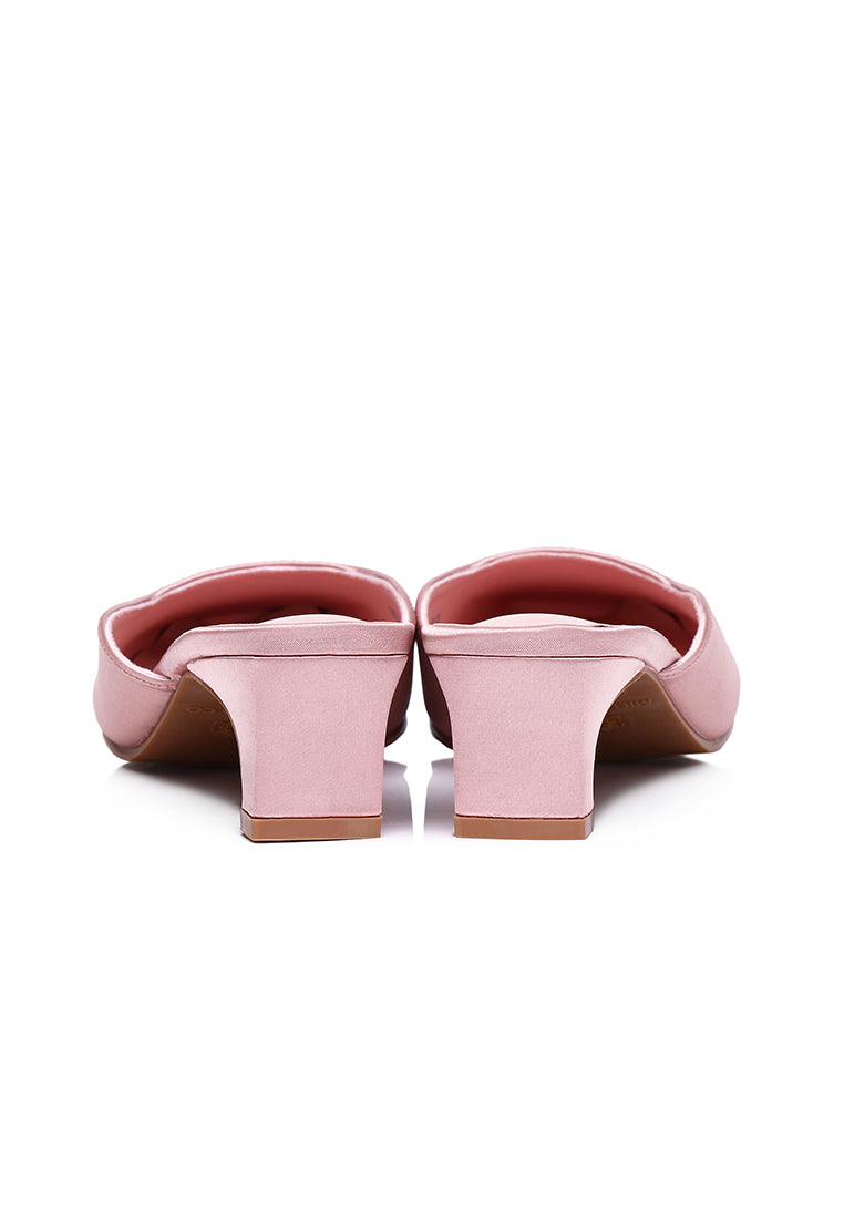 Seniya Square Toe Heels (Pink)