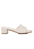 Sofia Comfy Slip On Heels (Almond)