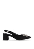 Doretta Pointed Toe Heels (Black)