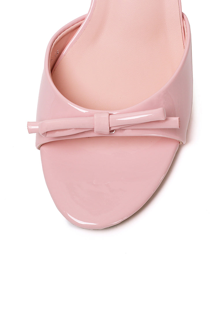 Anika Slip On Kitten Heels (Pink)