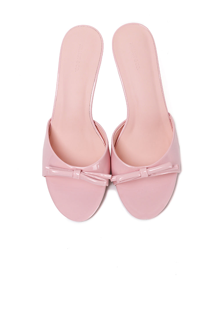 Anika Slip On Kitten Heels (Pink)