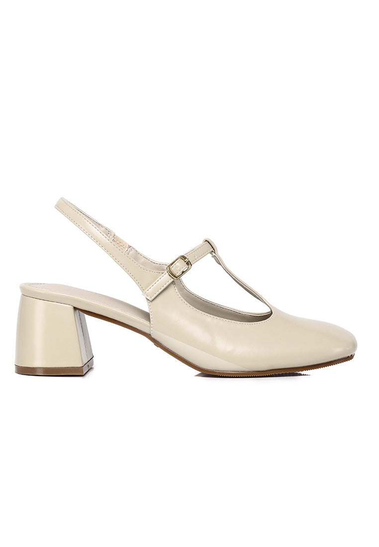 Carlos Block Pumps Heels (Beige)