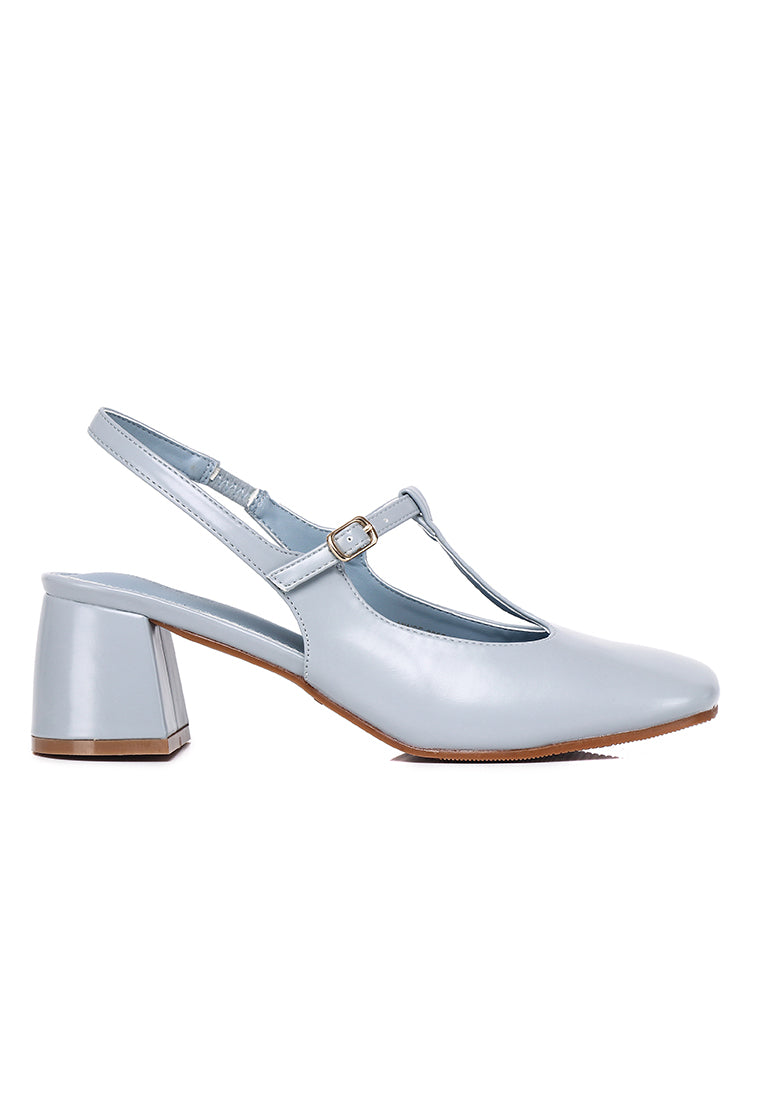 Carlos Block Pumps Heels (Light Blue)