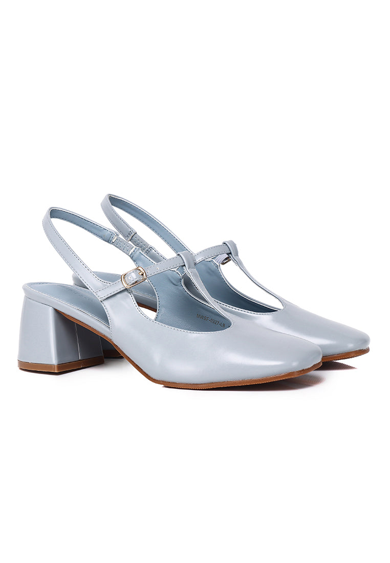 Carlos Block Pumps Heels (Light Blue)