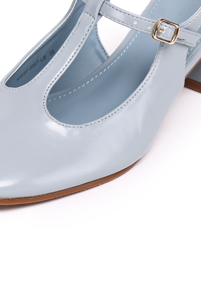 Carlos Block Pumps Heels (Light Blue)