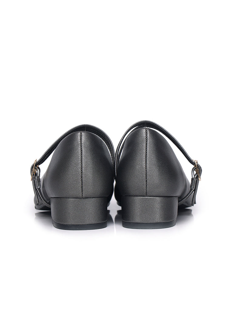 Florence Interchangeable Strap Mary Jane Pumps (Platinum)