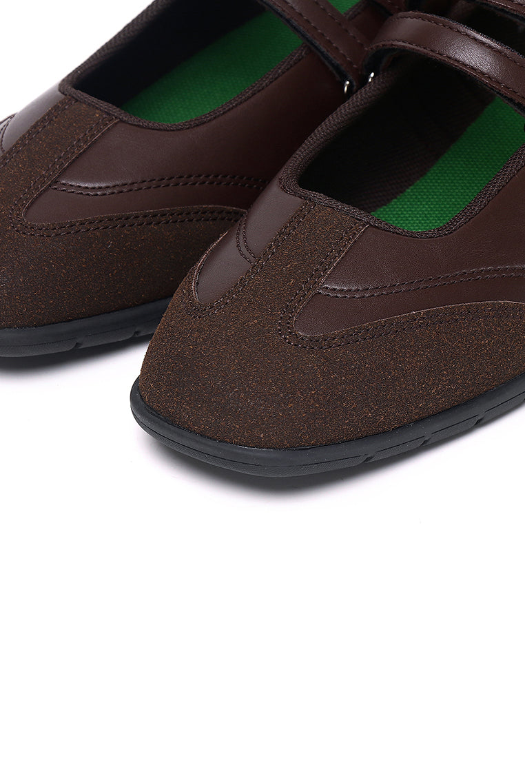 Maven Mary Jane Sneakers (Brown)