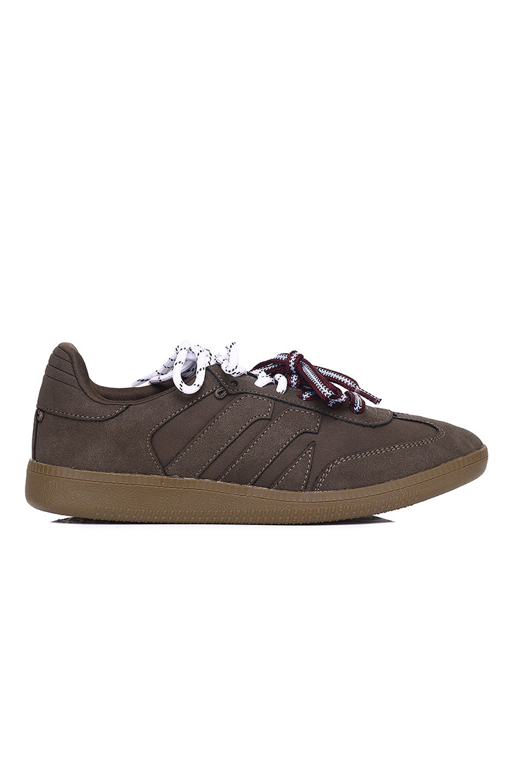 Velvia Round Toe Sneakers (Espresso)