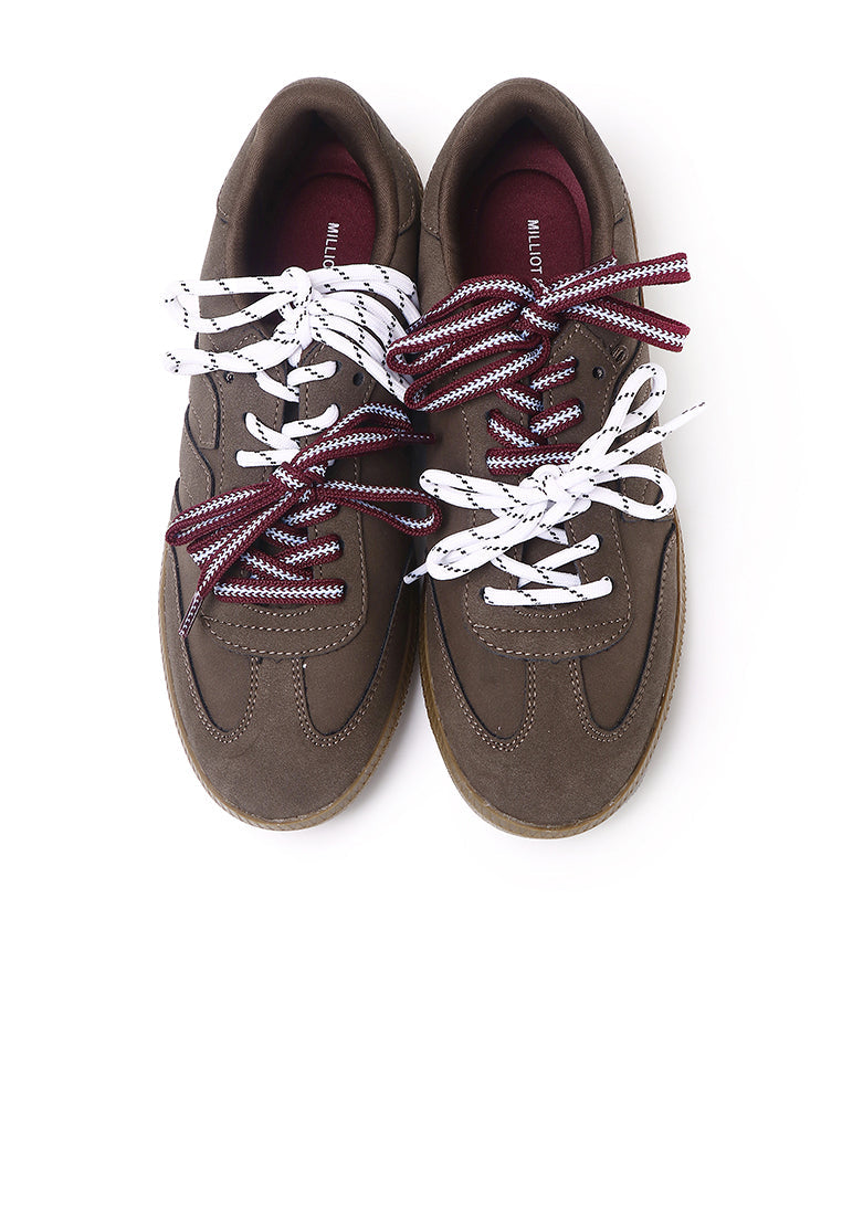 Velvia Round Toe Sneakers (Espresso)