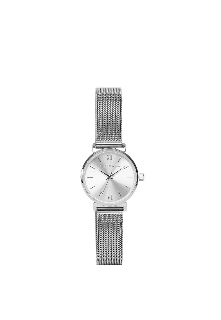 Miller Mesh Strap Analog Watch (Silver)