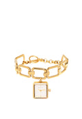 Scarlett Stainless Steel Chain Bracelet Watch (Gold)