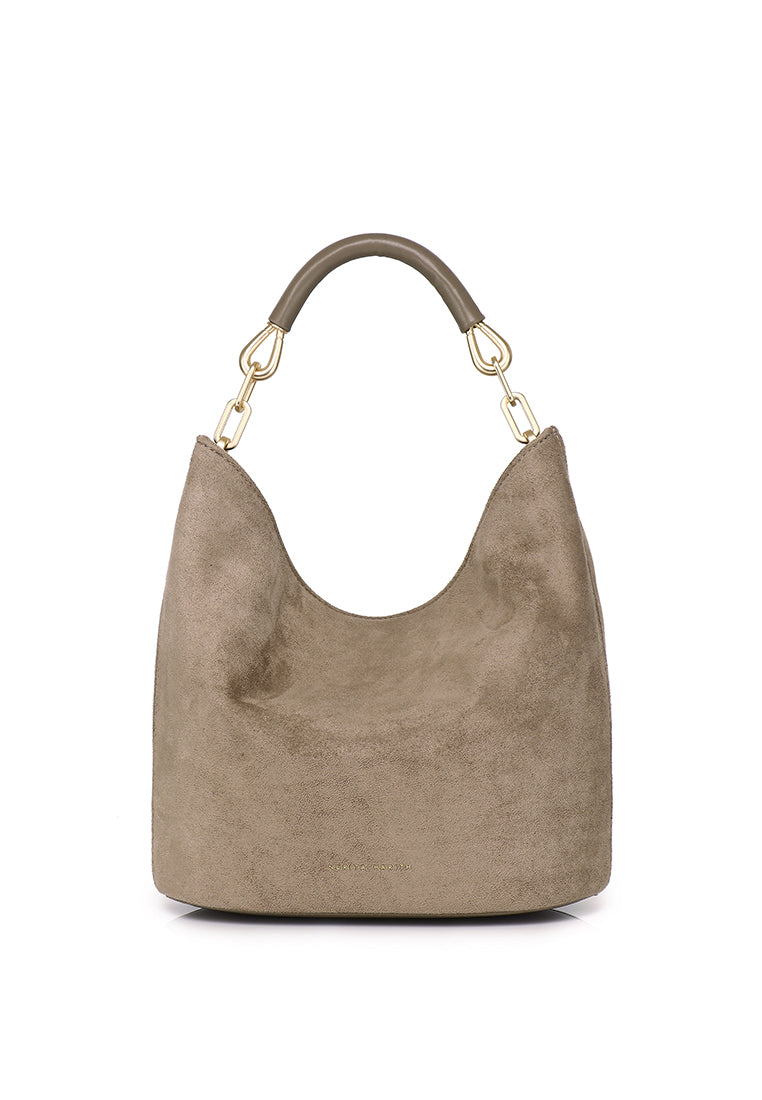 Nasya Top Handle Bag (Taupe)
