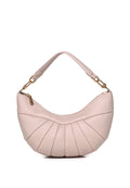 Nyra Pleated Shoulder Bag (Nude Pink)
