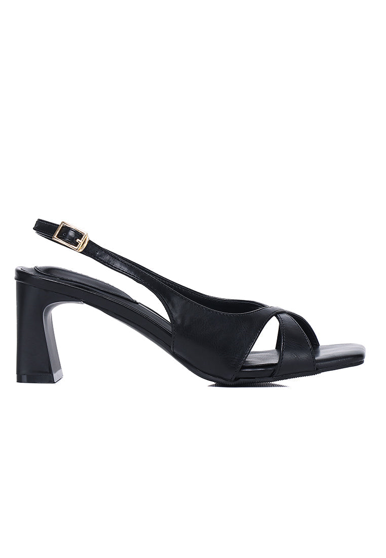 Helen Slingback Heels (Black)