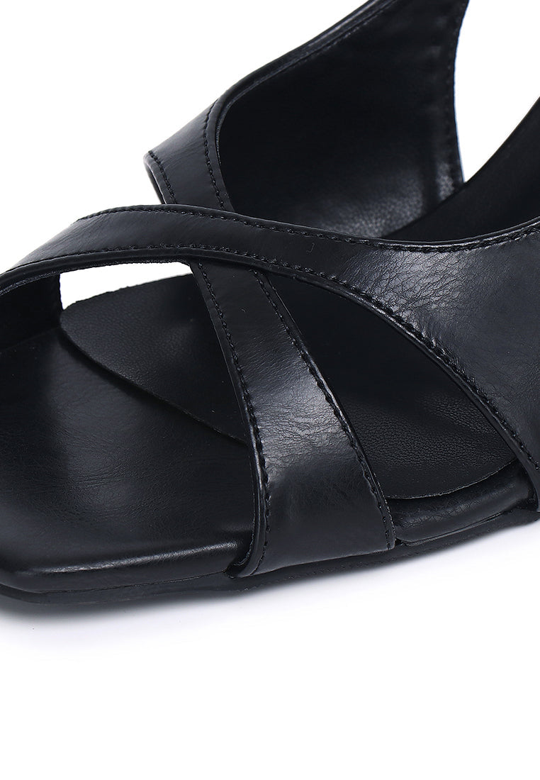 Helen Slingback Heels (Black)