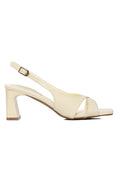 Helen Slingback Heels (Light Yellow)