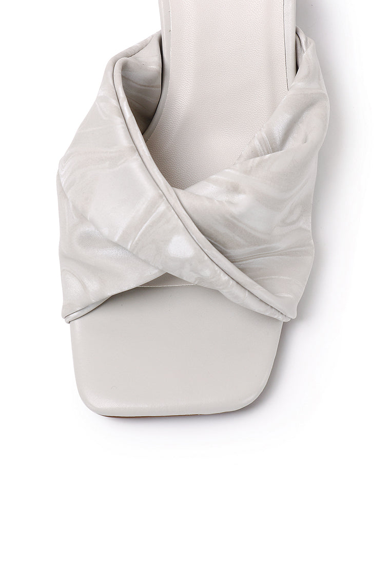 Hailey Slip Ons Mules (Bone)