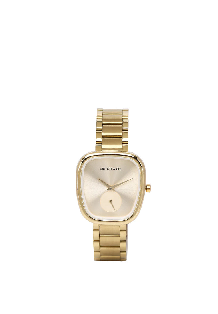Nova Gold Mesh Analog Watch (Gold)