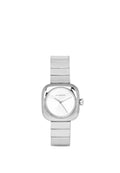 Riley Silver Stainless Steel Analog Watch (Silver)