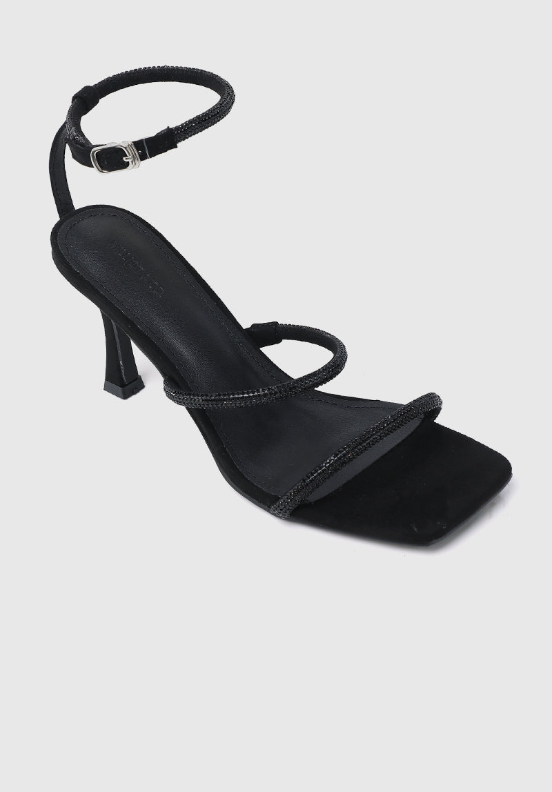 Jobeth Open Toe Heels (Black)