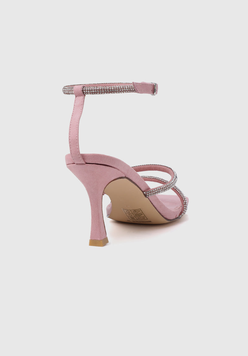 Jobeth Open Toe Heels (Pink)