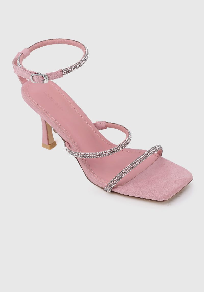Jobeth Open Toe Heels (Pink)